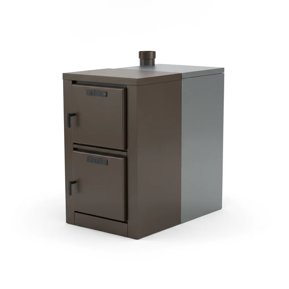 Chaudière mixte bûches et granulés Charbonnière 20 kW