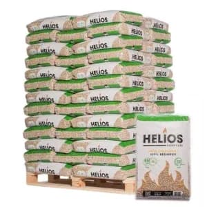 Pellet HELIOS — palette de 65 sacs de 15 kg — 100 % résineux