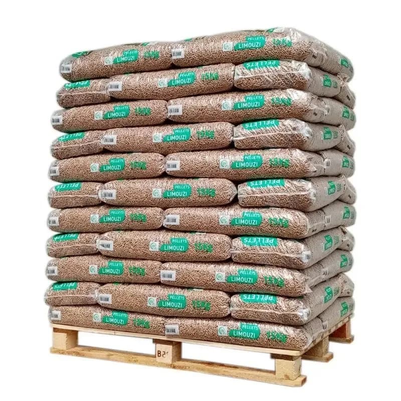 Granulés de bois Limouzi — 66 sacs de 15 kg